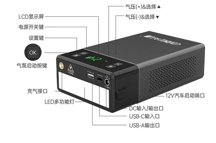 啟動電源充氣一體機(jī)